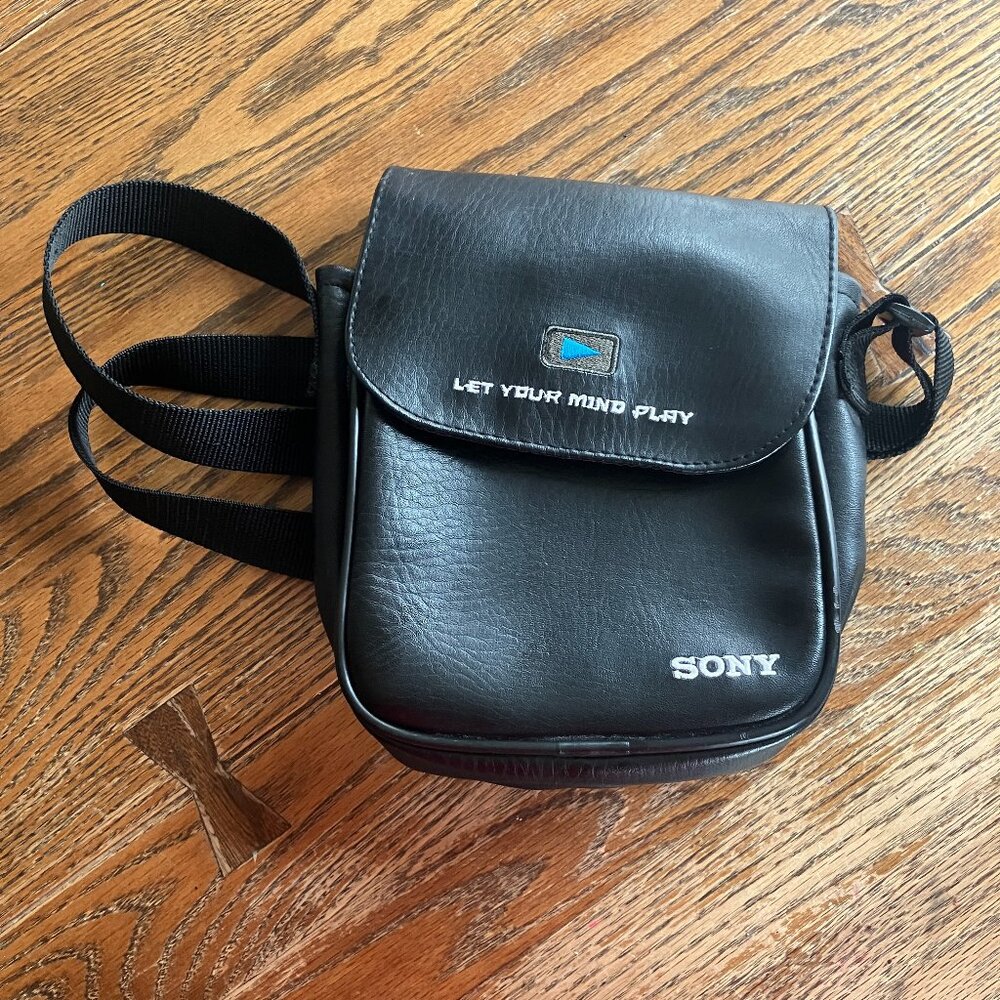 Vintage Sony Let Your Mind Play CD/Discman Carry Case
